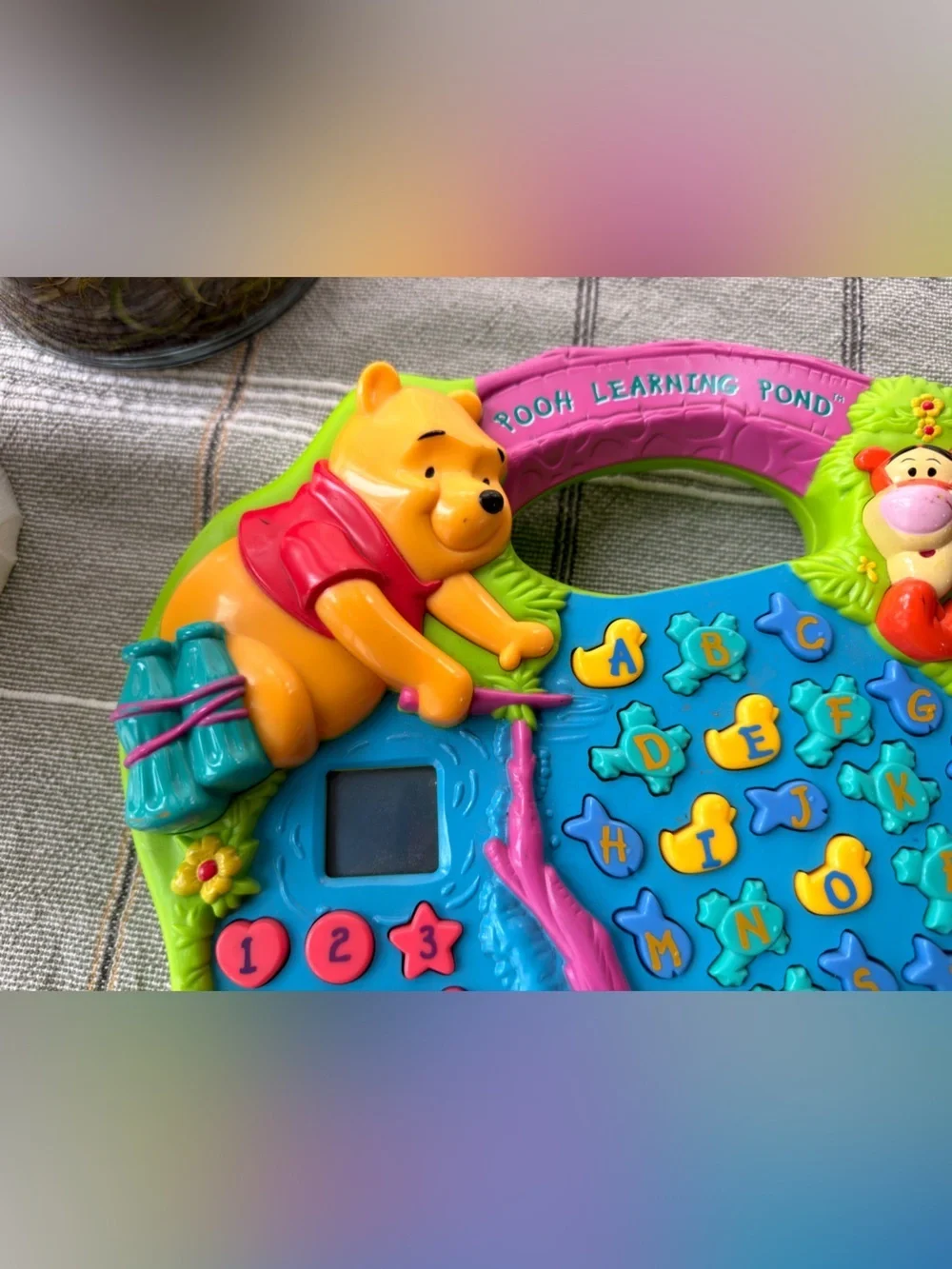 Vintage lovely Disney Winnie The Pooh Learning Pond Vintage in good condition